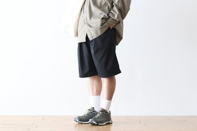 DAIWA PIER39 TECH EASY SHORTS TWILL / 雙褶尼龍休閒短褲