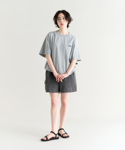 NANGA ECO HYBRID BOX LOGO EMBROIDERY TEE(UNISEX) / 中性款  小標 短袖T恤
