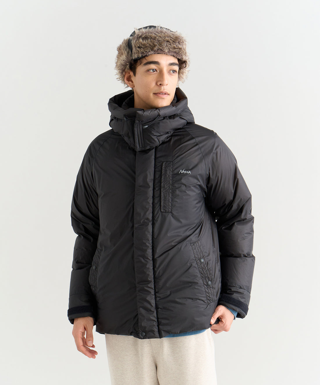 NANGA AURORA TEX LIGHT UTILITY DOWN JACKET(MEN) / 機能羽絨立領外套