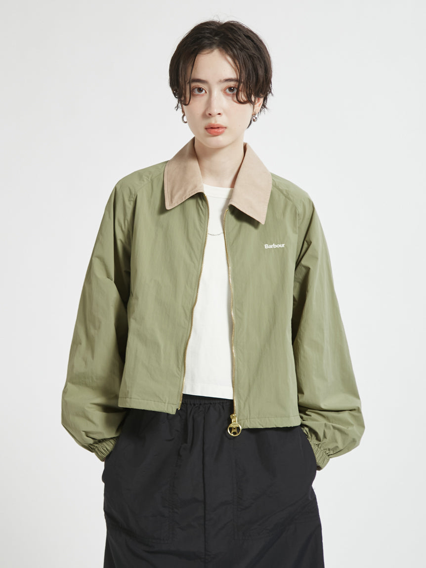 BARBOUR / 短版剪裁 輕量尼龍外套（日本限定 / 女裝）