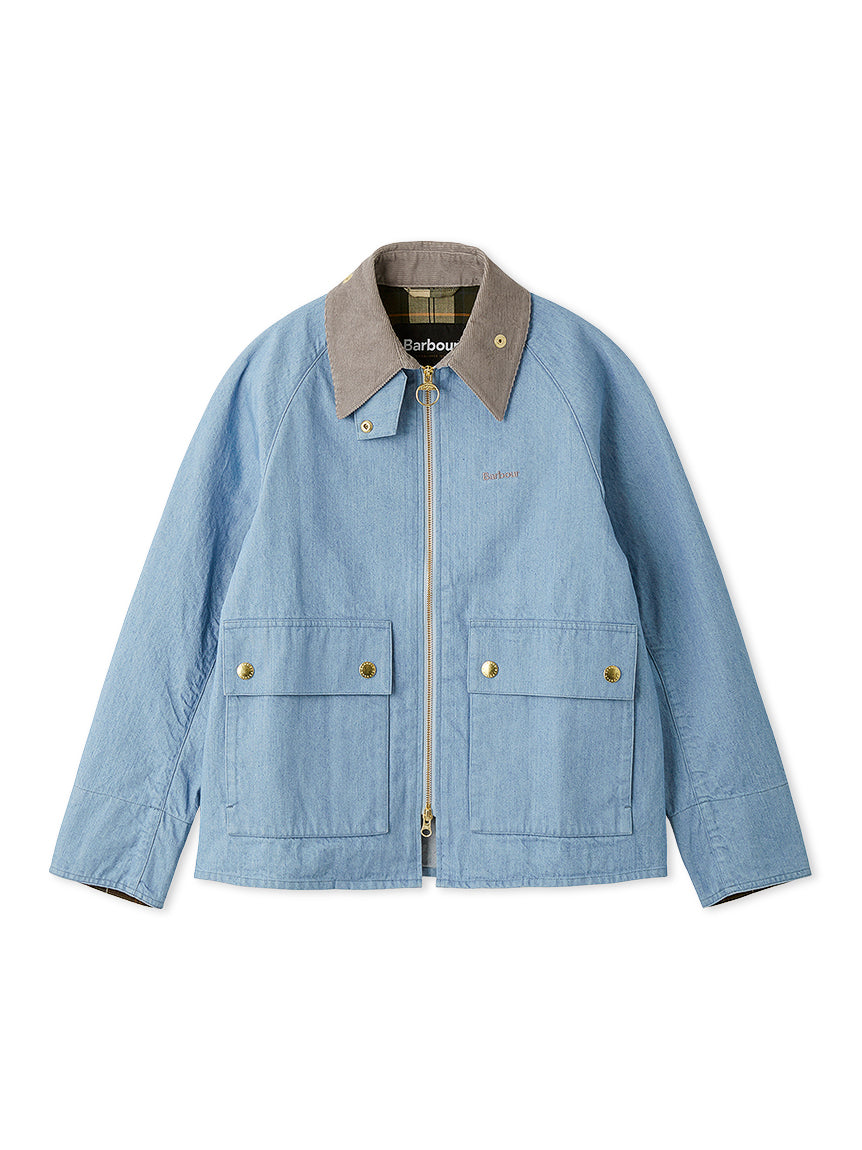 BARBOUR / CRAWLEY 輕量丹寧外套 （日本限定/女裝）