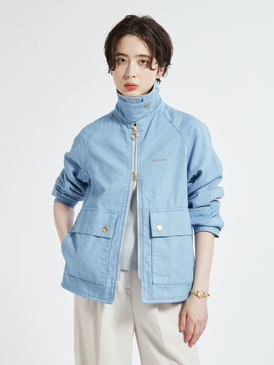 BARBOUR / CRAWLEY 輕量丹寧外套 （日本限定/女裝）