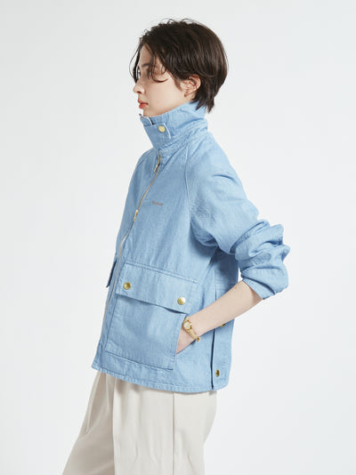 BARBOUR / CRAWLEY 輕量丹寧外套 （日本限定/女裝）