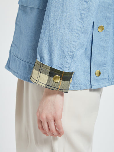 BARBOUR / CRAWLEY 輕量丹寧外套 （日本限定/女裝）