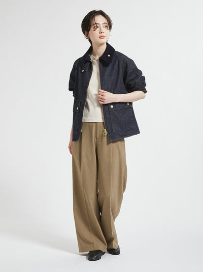 BARBOUR / CRAWLEY 輕量丹寧外套 （日本限定/女裝）
