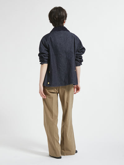 BARBOUR / CRAWLEY 輕量丹寧外套 （日本限定/女裝）