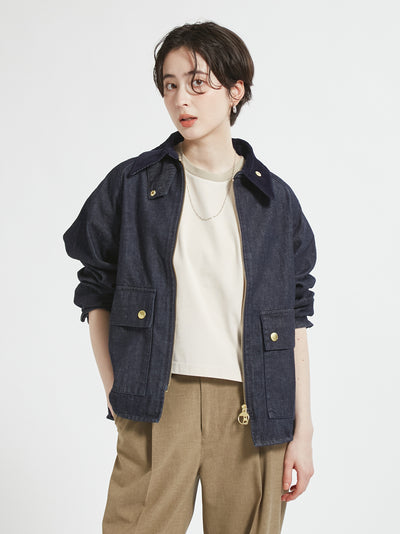 BARBOUR / CRAWLEY 輕量丹寧外套 （日本限定/女裝）
