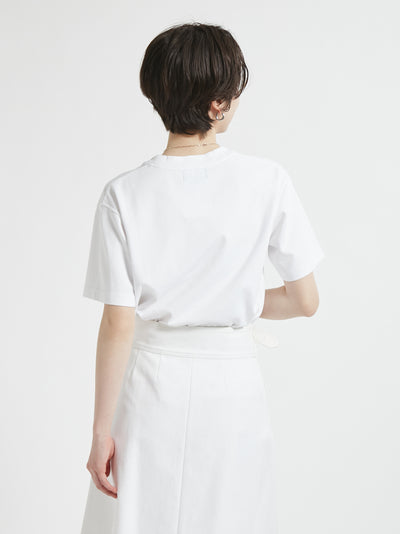 BARBOUR / 胸口刺繡口袋羅馬布 短袖T恤（日本限定/女裝）