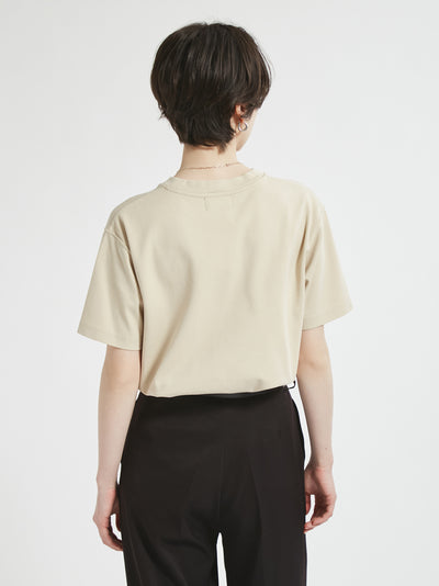 BARBOUR / 胸口刺繡口袋羅馬布 短袖T恤（日本限定/女裝）