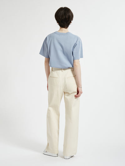 BARBOUR / 胸口刺繡口袋羅馬布 短袖T恤（日本限定/女裝）