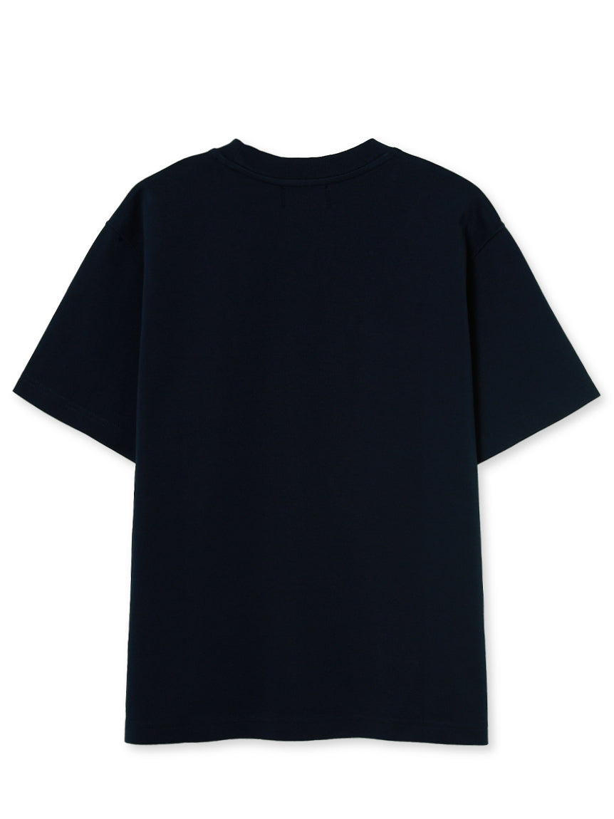 BARBOUR / 胸口刺繡口袋羅馬布 短袖T恤（日本限定/女裝）
