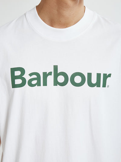 BARBOUR / 前胸標誌印花 短袖T恤（日本限定）