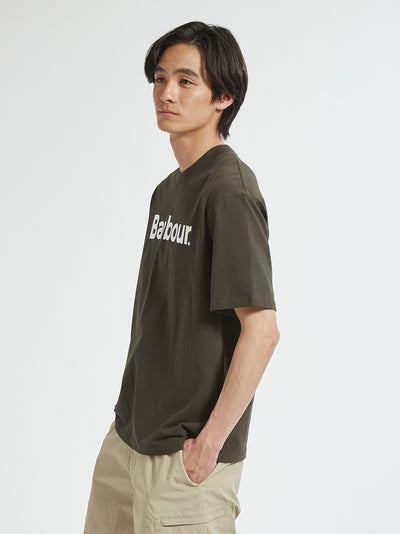 BARBOUR / 前胸標誌印花 短袖T恤（日本限定）