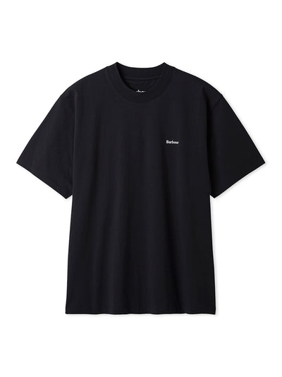 BARBOUR / 簡約刺繡標誌短袖T恤（日本限定）