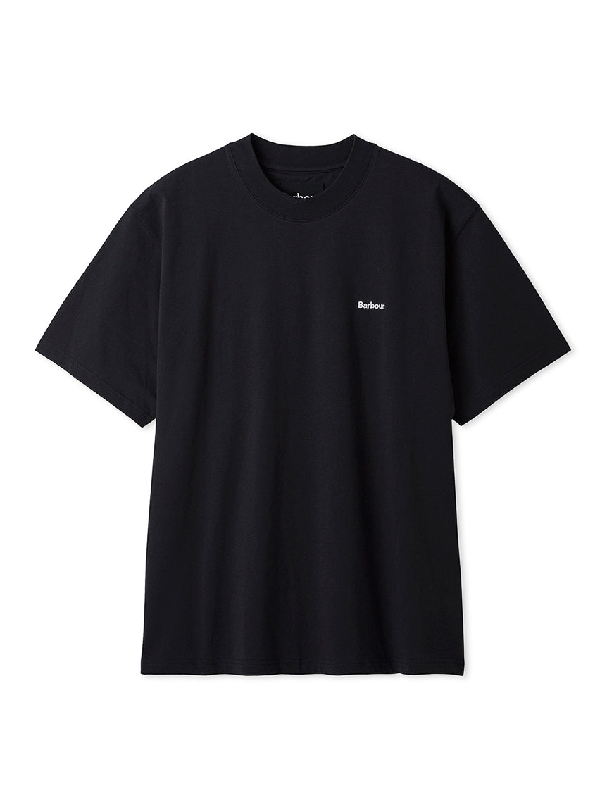 BARBOUR / 簡約刺繡標誌短袖T恤（日本限定）