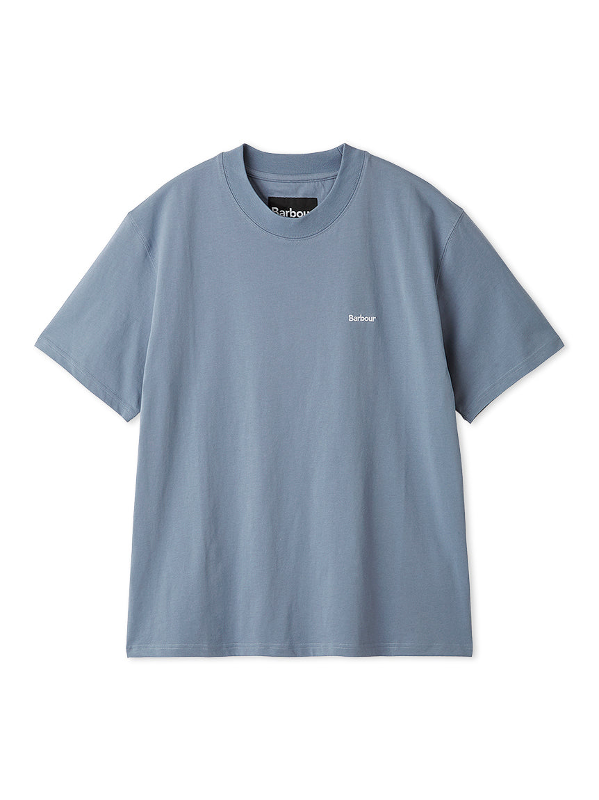 BARBOUR / 簡約刺繡標誌短袖T恤（日本限定）