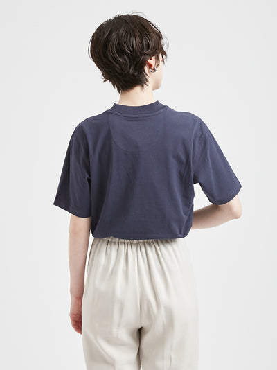 BARBOUR / 簡約刺繡標誌短袖T恤（日本限定）