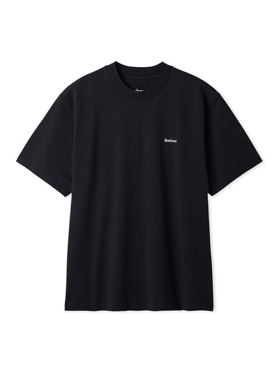 BARBOUR / 簡約刺繡標誌短袖T恤（日本限定）