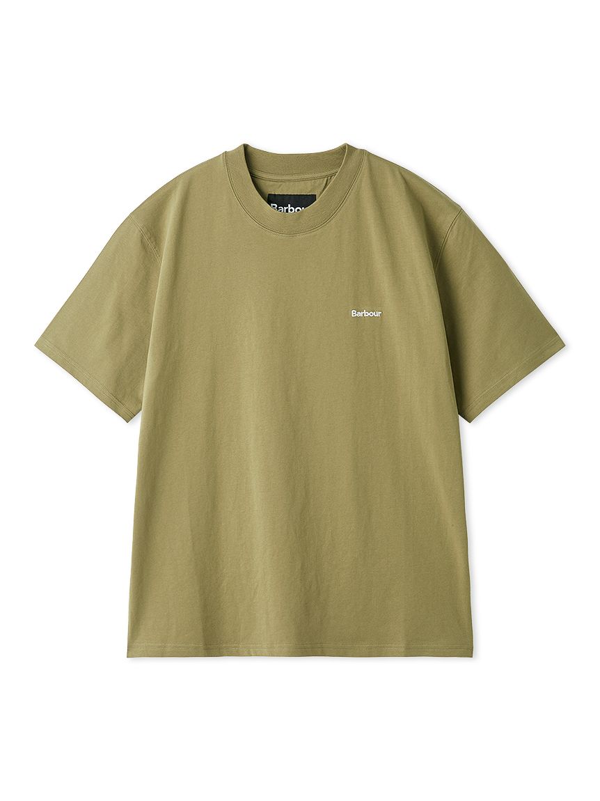 BARBOUR / 簡約刺繡標誌短袖T恤（日本限定）