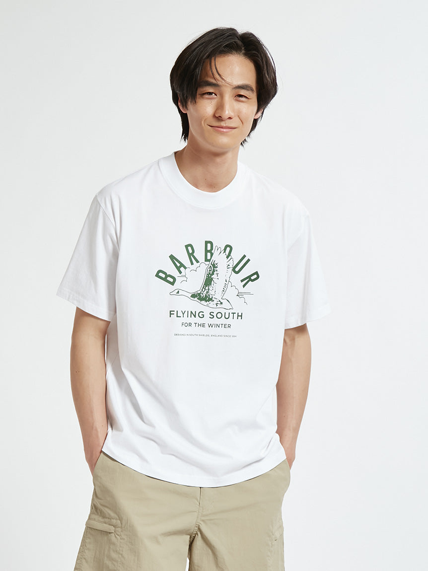BARBOUR / Goose 圖像印花短袖T恤（日本限定）