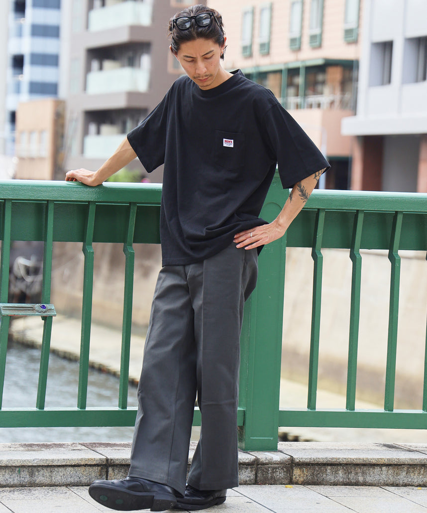 BEN DAVIS BIG POCKET TEE  / 復古小標 重磅口袋 短袖T恤