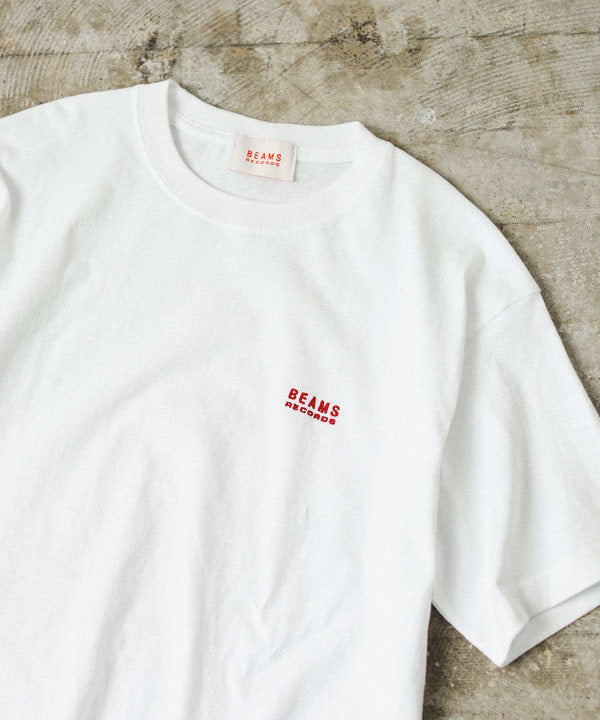 BEAMS RECORDS / 刺繡標誌短袖T恤