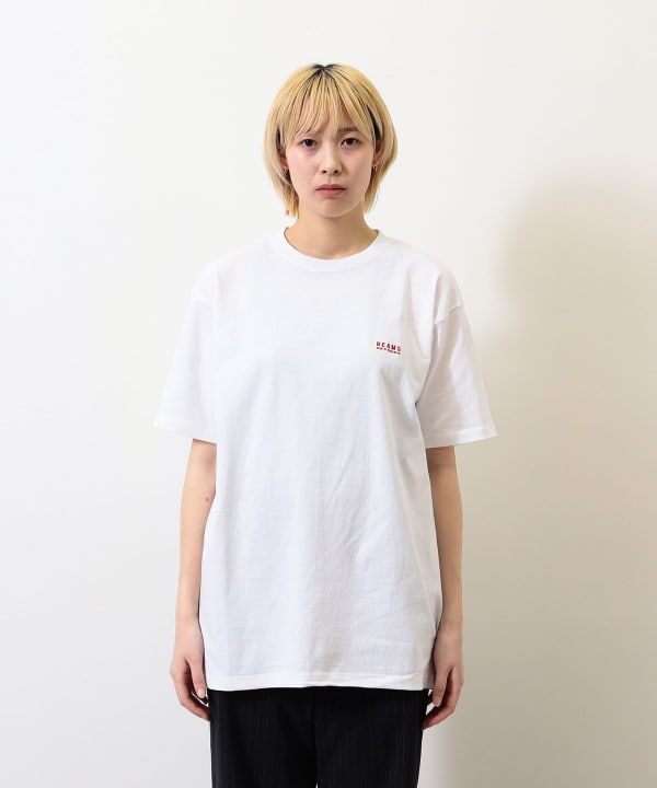 BEAMS RECORDS / 刺繡標誌短袖T恤