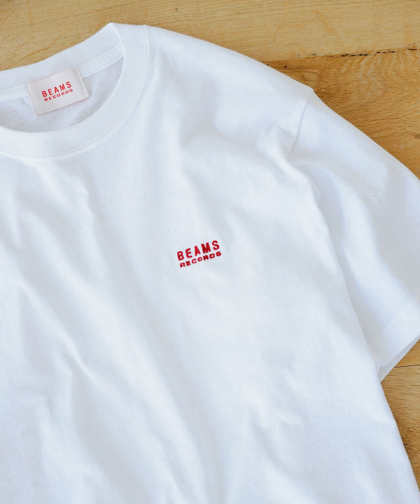BEAMS RECORDS / 刺繡標誌短袖T恤