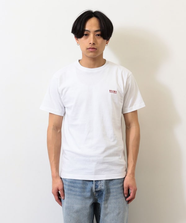 BEAMS RECORDS / 刺繡標誌短袖T恤