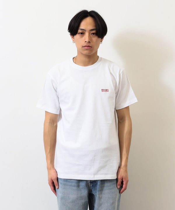 BEAMS RECORDS / 刺繡標誌短袖T恤