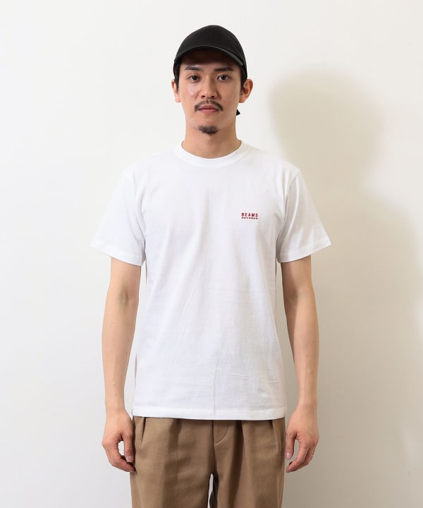 BEAMS RECORDS / 刺繡標誌短袖T恤