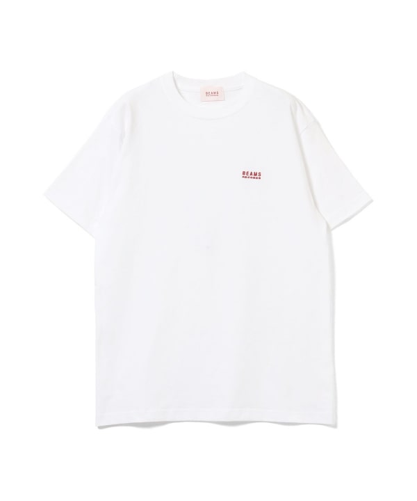 BEAMS RECORDS / 刺繡標誌短袖T恤