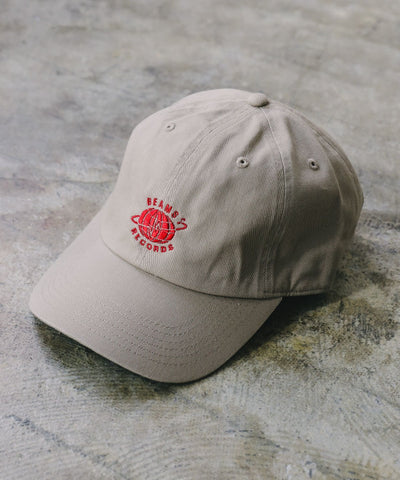 BEAMS RECORDS  LOGO Cap / 刺繡標誌棉質 老帽