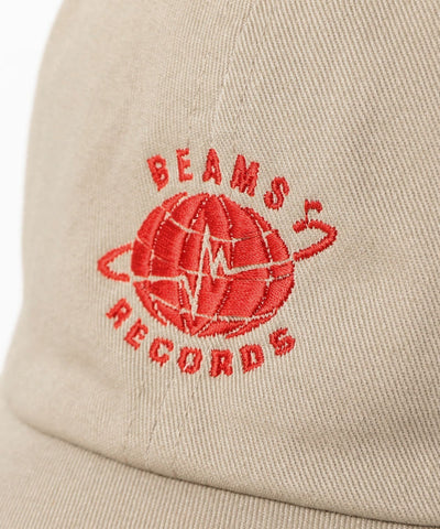 BEAMS RECORDS  LOGO Cap / 刺繡標誌棉質 老帽