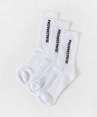 SALOMON EVERYDAY CREW 3-PACK SOCKS / 一組3入