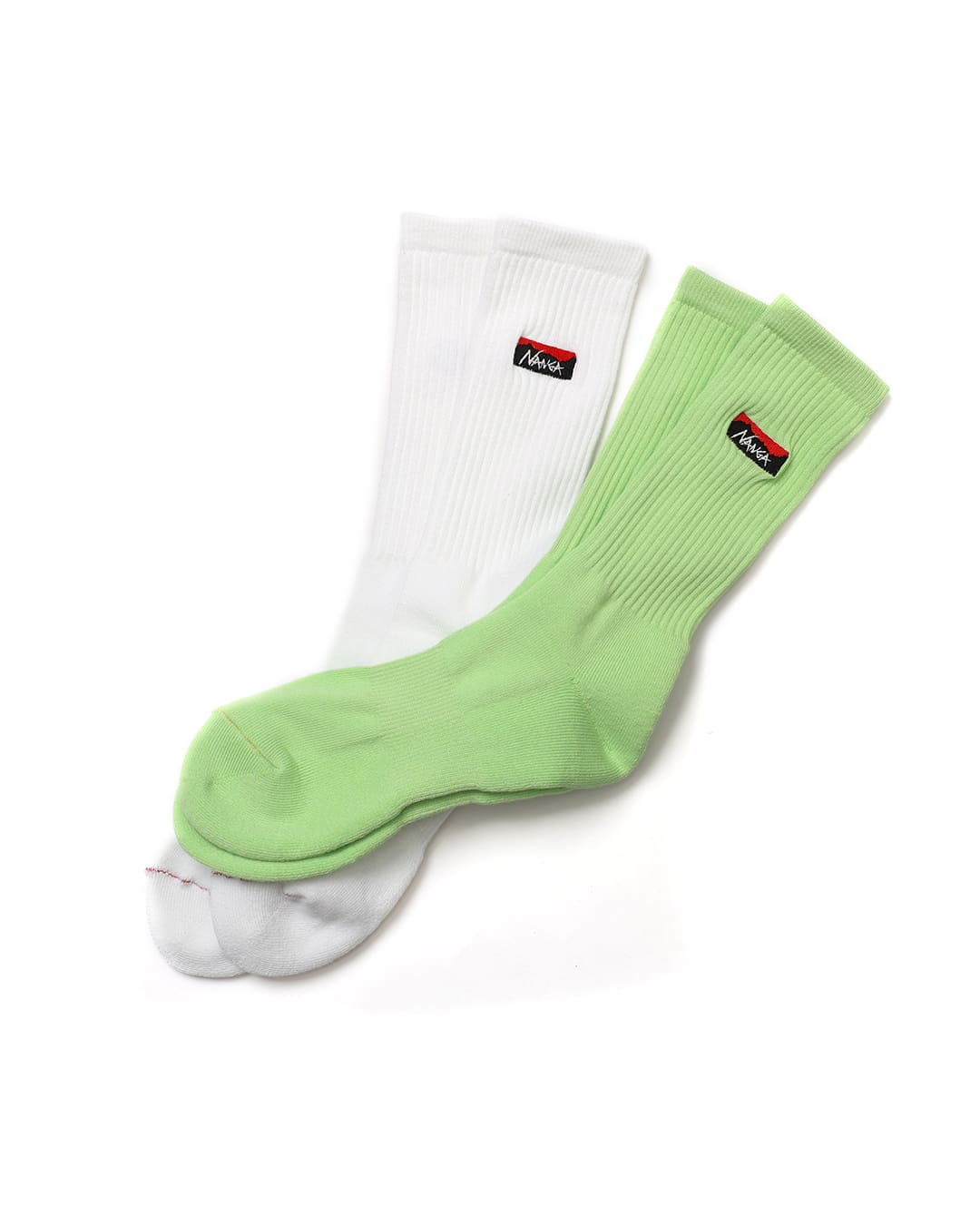 NANGA LOGO EMBROIDERED RIBBED SOCKS SET / 襪子套組