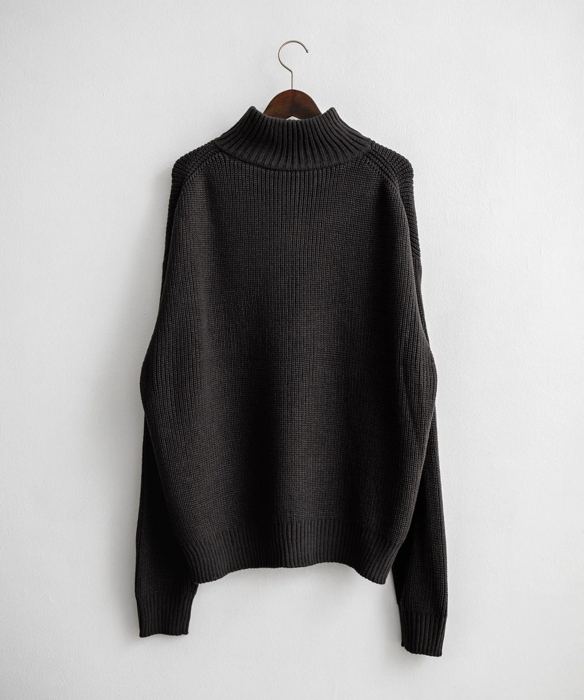 U.S. POLO ASSN.  / 寬鬆畦編刺繡 半拉鍊針織衫（日本聯名限定）