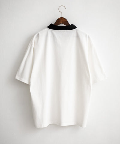 U.S. POLO ASSN. / 半拉鍊刺繡短袖 Polo 衫