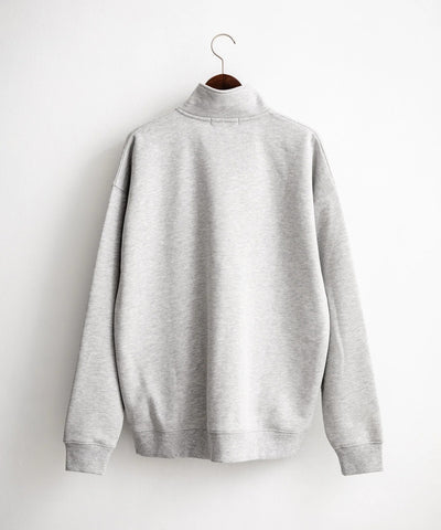 U.S. POLO ASSN. / 寬鬆 刷毛刺繡 半拉鍊開襟衫（日本聯名限定）