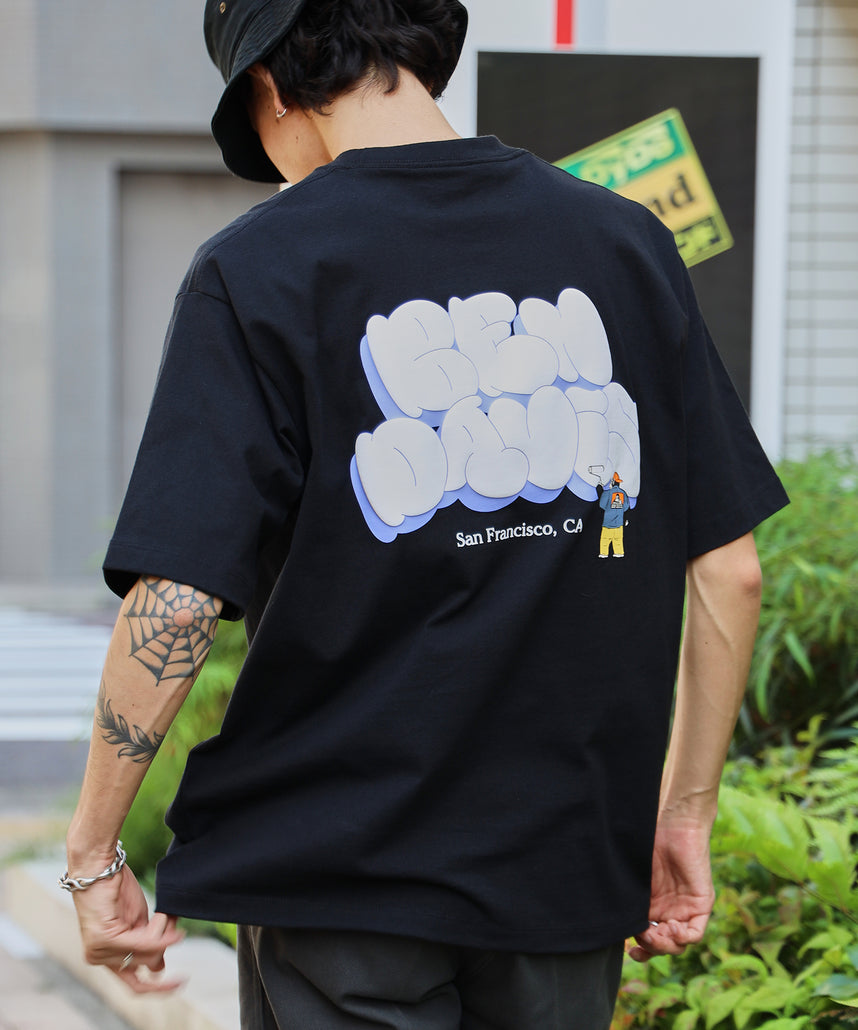 BEN DAVIS BUBBLE LOGO TEE / 短袖T恤