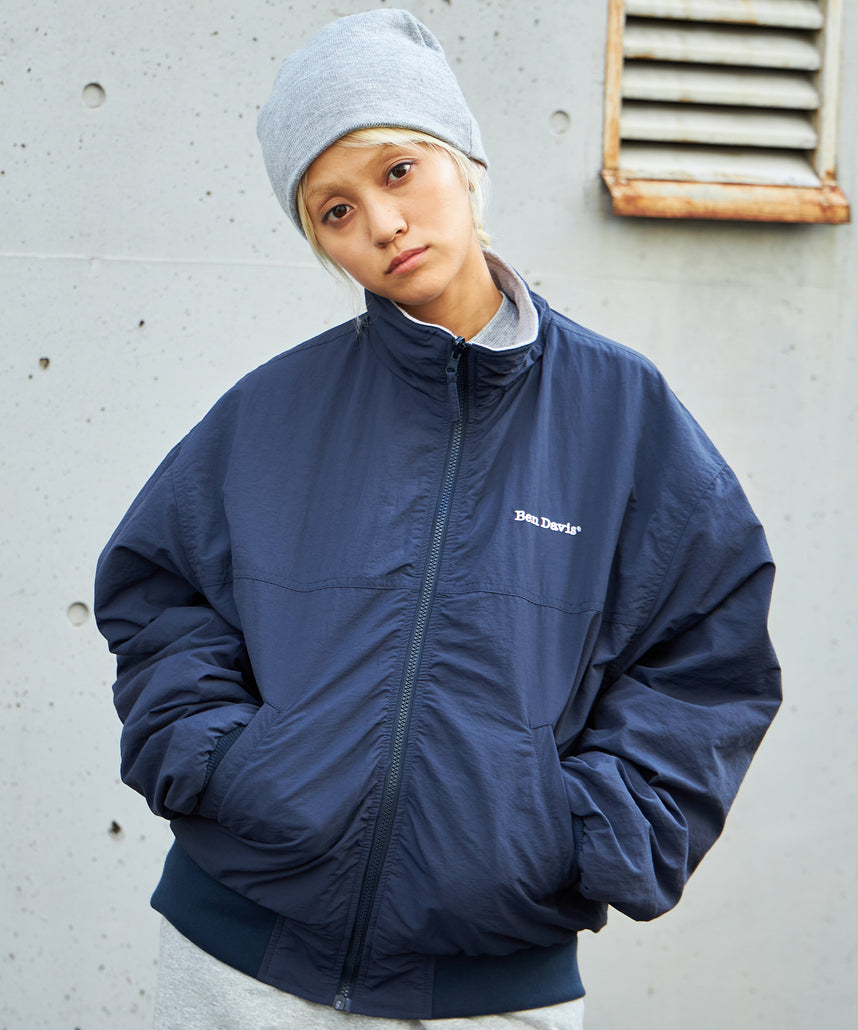 現貨供應，海軍藍M，BEN DAVIS RV SHELLED FLEECE JACKET / 正反兩面穿外套