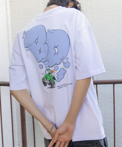 BEN DAVIS MOKING 4WD TEE / SMOKING 4WD TEE｜立體發泡印花 短袖T恤