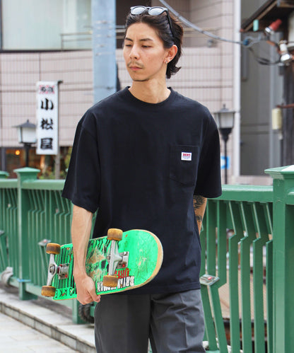 BEN DAVIS BIG POCKET TEE  / 復古小標 重磅口袋 短袖T恤