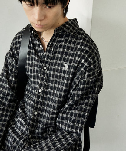 U.S. POLO ASSN. / 柔絨格紋襯衫