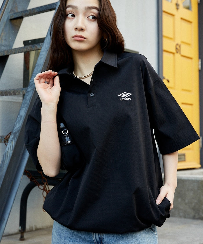 UMBRO / 刺繡抽繩 POLO襯衫