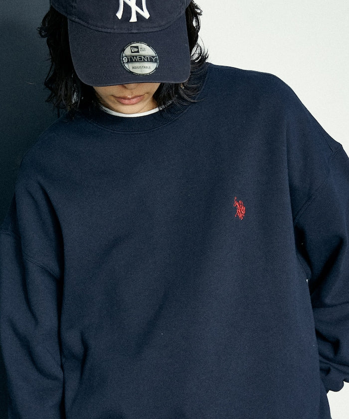 U.S. POLO ASSN. / 刷毛 圓領衫