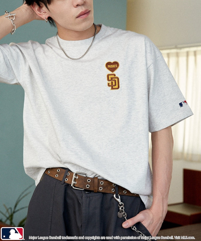 MLB x FREAK’S STORE愛心刺繡 短袖T恤