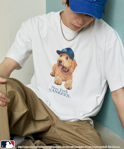 MLB x FREAK’S STORE 貓狗 短袖T恤