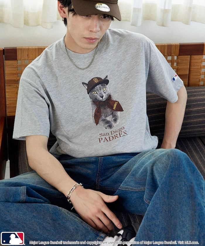 MLB x FREAK’S STORE 貓狗 短袖T恤