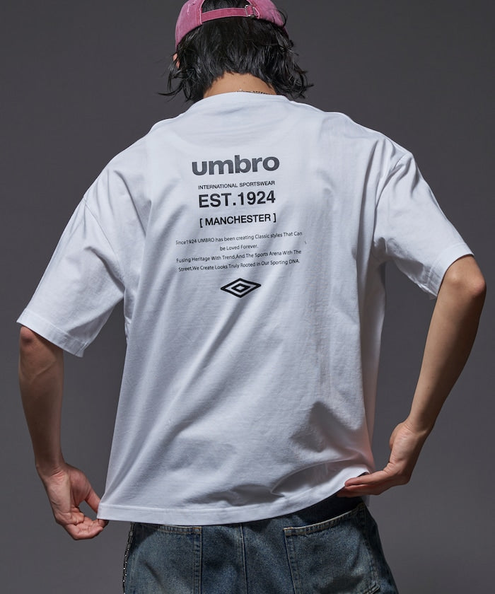UMBRO / 別注復古標誌印花短袖T恤